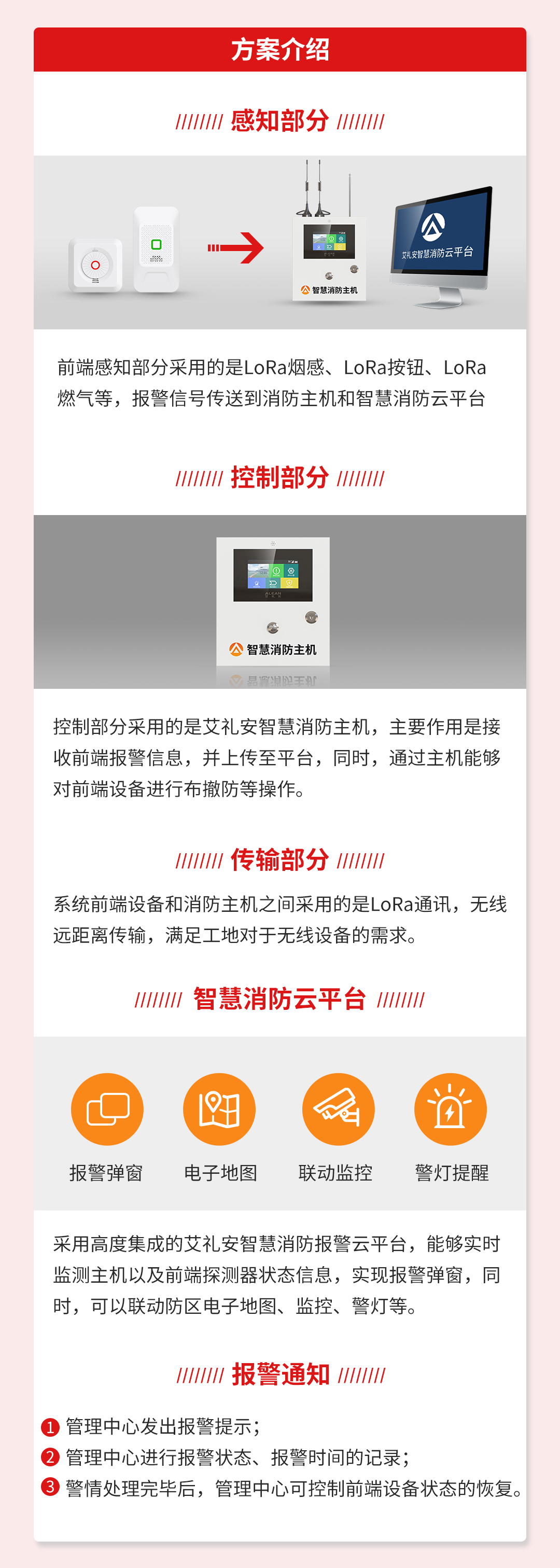 艾礼安智慧工地消防报警解决方案