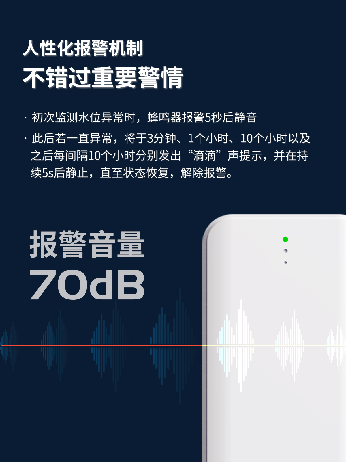 艾礼安NB-IoT智能水浸探测器