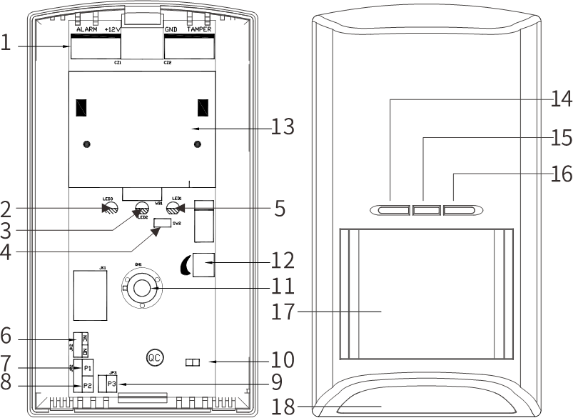 EAP-300XT三鉴红外探测器  使用说明书