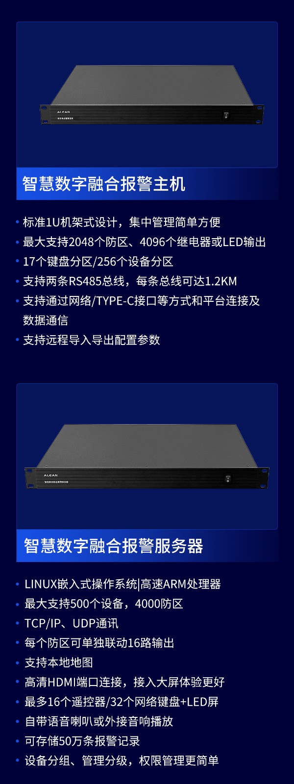 艾礼安智慧数字融合报警系统