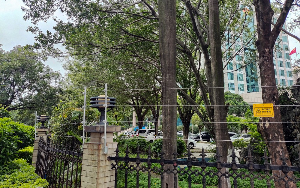 广州某小学 | 红外对射 电子围栏