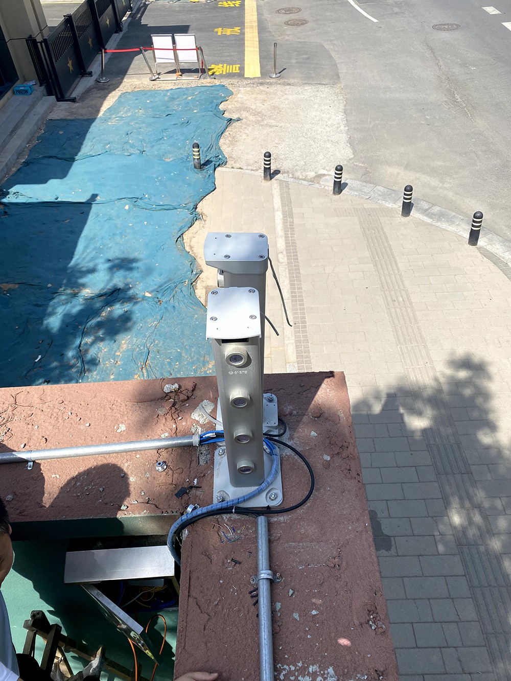 河南武警某部|周界激光对射