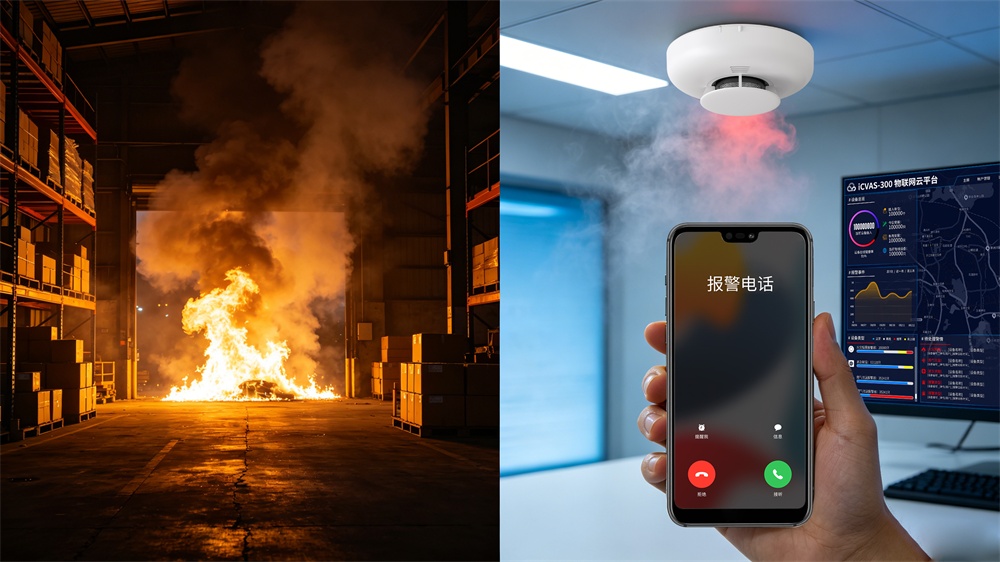 “传统消防”VS“智慧消防” “传统消防”VS“智慧消防”