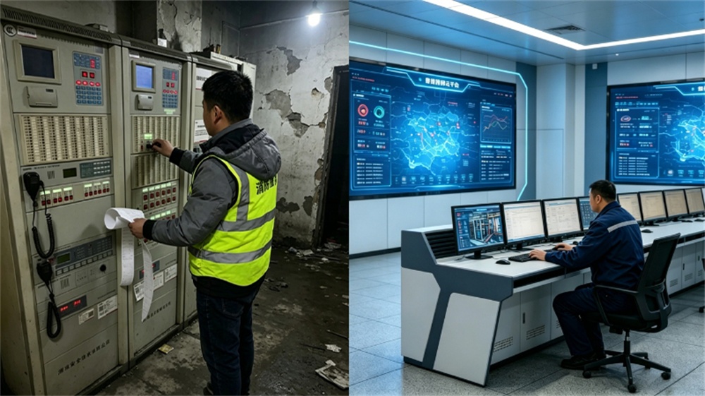 “传统消防”VS“智慧消防” “传统消防”VS“智慧消防”